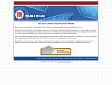 Tablet Screenshot of matraplast.com